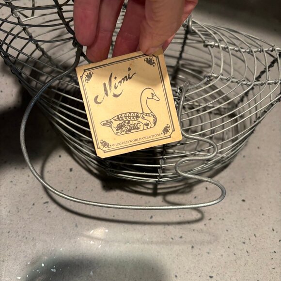Vintage MIMI duck wire basket - Picture 5 of 6
